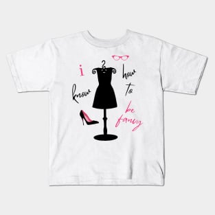 milan fashion week boss girl mind Kids T-Shirt